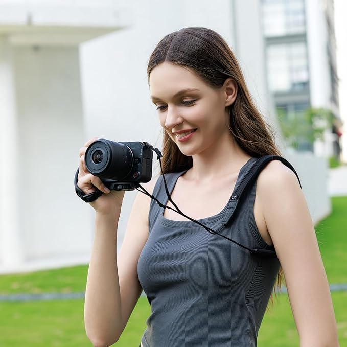 Camera Hand Wrist Grip Strap with Thinner Lanyard for Canon EOS R50 V R50V R100 R10 R6 R5 R6 Mark II for Fujifilm X Half GFX 100 II Coolpix P1100 for Panasonic Lumix S1II S1IIE S1RII FZ80D S5IIX S9