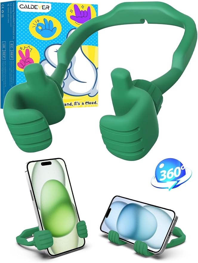 Easter Basket Essentials Gifts for Teens Boys Girls Cell Phone Holder: Mens Gifts for Women Adults Thumbs Up Phone Stand Gifts for Kids Teenager Husband Wife Dad Mom Cool Gadgets Ideas Birthday Gift