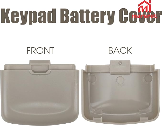 Keypad Battery Cover Replacement for Chamberlain, for LiftMaster 877LM 877MAX 878MAX 377LM 977LM, Garage Door Keyless Entry Remote Opener Replacement Parts