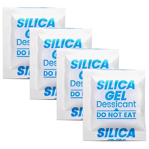 200PCS 2g Silica Gel Packets, Moisture Absorbers Desiccant Packs for Storage, Clothes, Shoes, Electronics, 3D Printer Filament, Jewelry, Spices, Safes, Tools