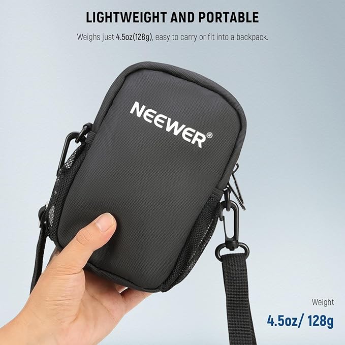 NEEWER Camera Sling Bag, Water Resistant Lightweight Compact Travel Case Crossbody for Photographers, Compatible with DJI Osmo Pocket 3 DSLR Mirrorless Small Photography Accessories, PB13
