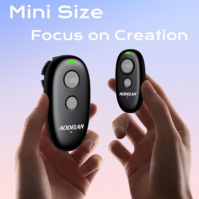 Upgraded USB-C Rechargeable Wireless Remote Control,AODELAN Camera Shutter Release Compatible with Panasonic S5IIX, BS1H, GH6, GH5II, GH4, GH3, FZ1000II, FZ2500, FZ300