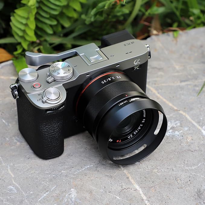 Haoge LH-SE1 Metal Lens Hood for Sony RX1 RX1R RX1R II III rx1m2 m3 Digital Camera Accessories Replaces LHP-1, Sony FE 24mm F1.8, 55mm F1.8 ZA, FE 35mm F2.8 ZA Lens