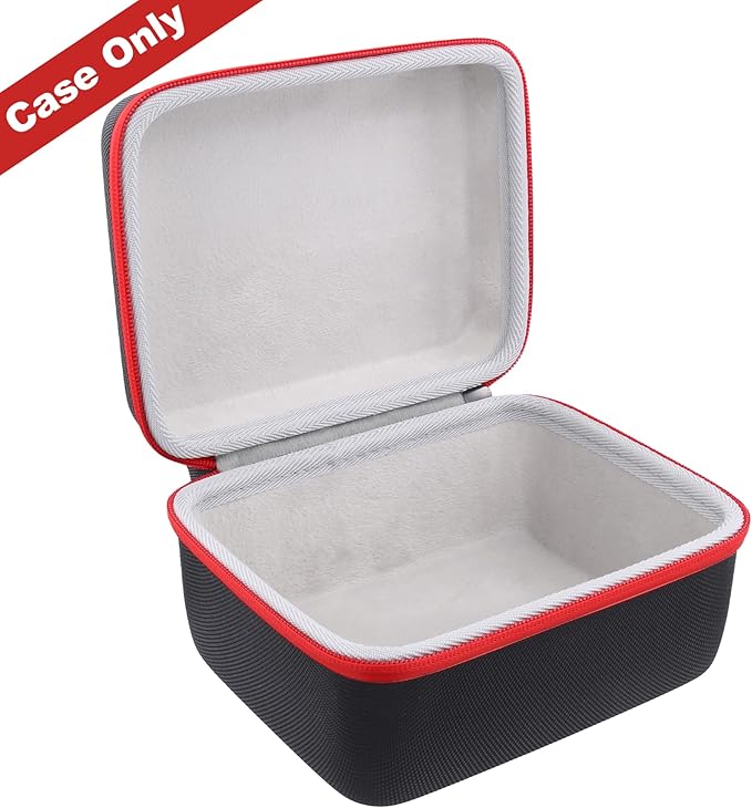 khanka Hard Carrying Case for Polaroid Now 3rd Gen I-Type,Now+ 3rd,Now 2nd,Now+ 2nd Gen,Flip,Originals Now I-Type,Originals Now+,I-2,OneStep+,OneStep 2 Instant Film Camera(Red Zipper)