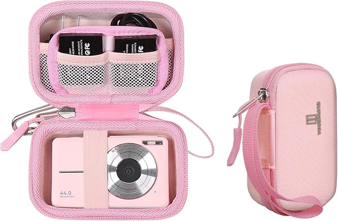 Hard Storage Case for CAMKORY/VAHOIALD/QONGUDS/Fleafer/WONNIE/VYNCS/SMARTKLIK/Rovemre/YiFuar/Focusify/Canon PowerShot 180 190/Sony DSCW800 830 Digital Camera(Case Only)