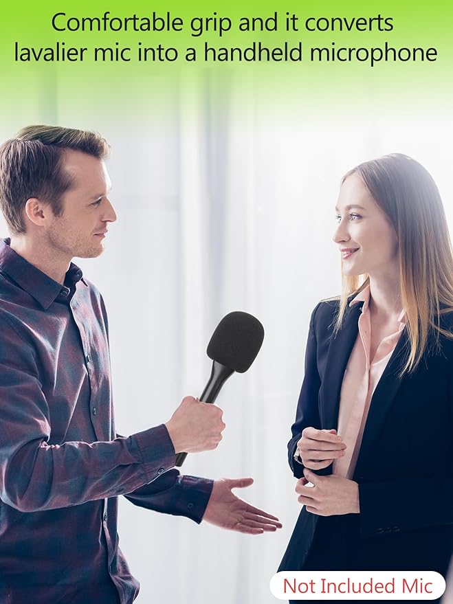 Youshares Interview Microphone Handheld Adaptor for Rode Wireless Go II/Pro/ME, Compatible with Rode Wireless Microphone