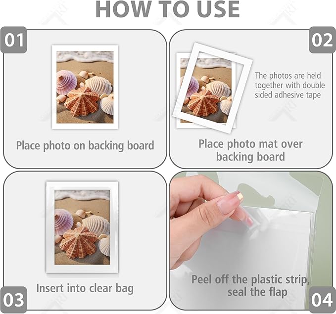 Golden State Art, Acid Free, Pack of 5, 11x14 White Picture Mats Mattes with White Core Bevel Cut for 9x12 Photo + Backing + Bags