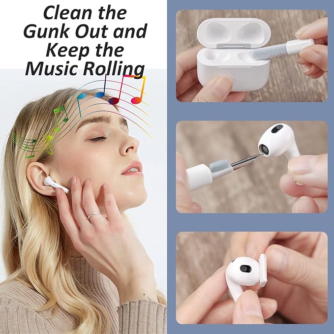 for iPhone Cleaning Kit Port Cleaner, Repair and Restore Tool for iPad Pro Watch Cell Phone Charging Port, Lightning Charger Cables Speaker Airpod Cleaning Putty Dust for All Devices