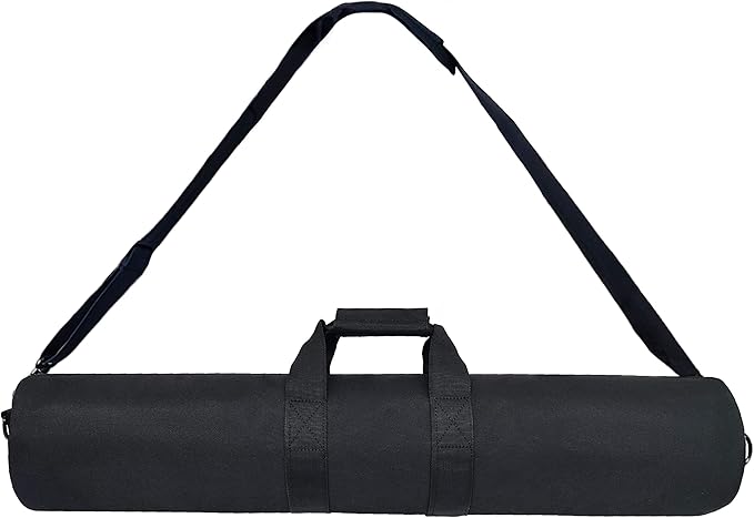 TaktZeit Tripod Carrying Case - Fits Tripod with Head up to 27.5" - Zippered Case with Shoulder Strap and Carry Handle for Light Stands, Boom Stand and Monopod