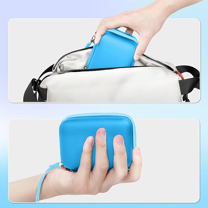 Leayjeen Digital Camera Case Compatible withLUMIX ZS99/ LX10/ ZS80/ ZS100/ ZS70/ ZS200/ ZS60 4K Digital Camera,Compact Digital Camera-Blue(Case Only)