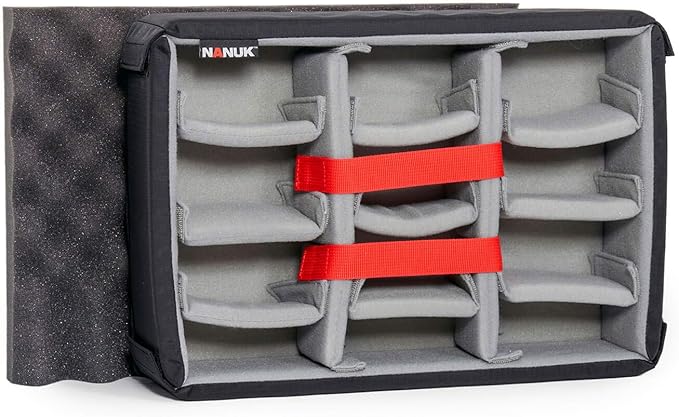 Nanuk Medium Series 920 Lightweight NK-7 Resin Waterproof Protective Case with Padded Dividers, Black