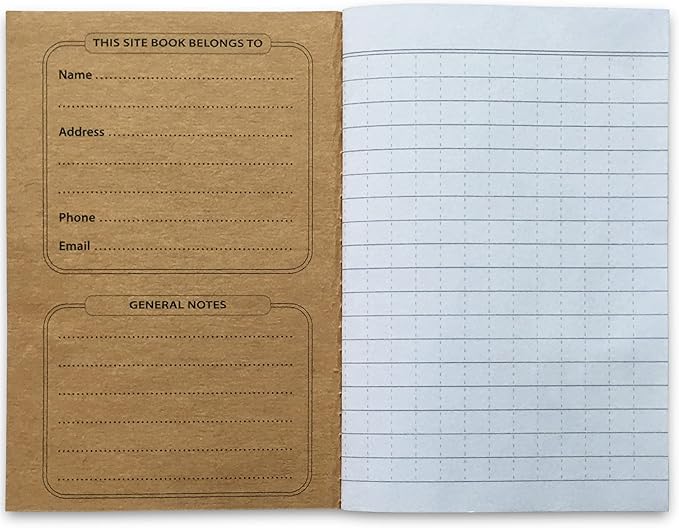 Sovereign-Gear Field Notes Notebooks 5 Pack | Small Field Memo Book Notepad Refill for Refillable Leather Pocket Field Notes Cover, Leather Journal Wallet | Universal White Paper Stitched 3.5x5.5