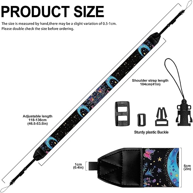 GLENLCWE Camera Strap, Camera Strap for Photographers Neck Strap Replacement Fit Most Cameras