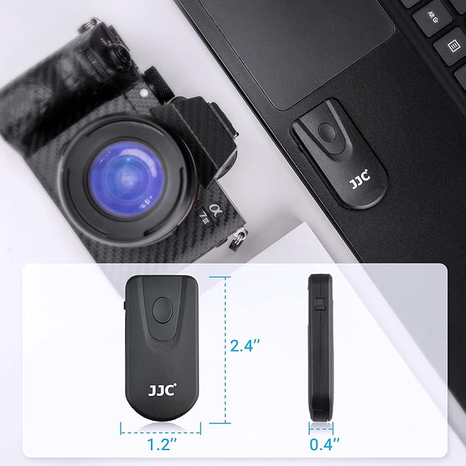 JJC Wireless Infrared Shutter Release Remote for Sony A6600, A6500, A6400, A1, A7 III, A7R IV, A7S III, A9 II, A99II, NEX-6, NEX-7 - Replaces Sony RMT-DSLR1 & RMT-DSLR2 Remote