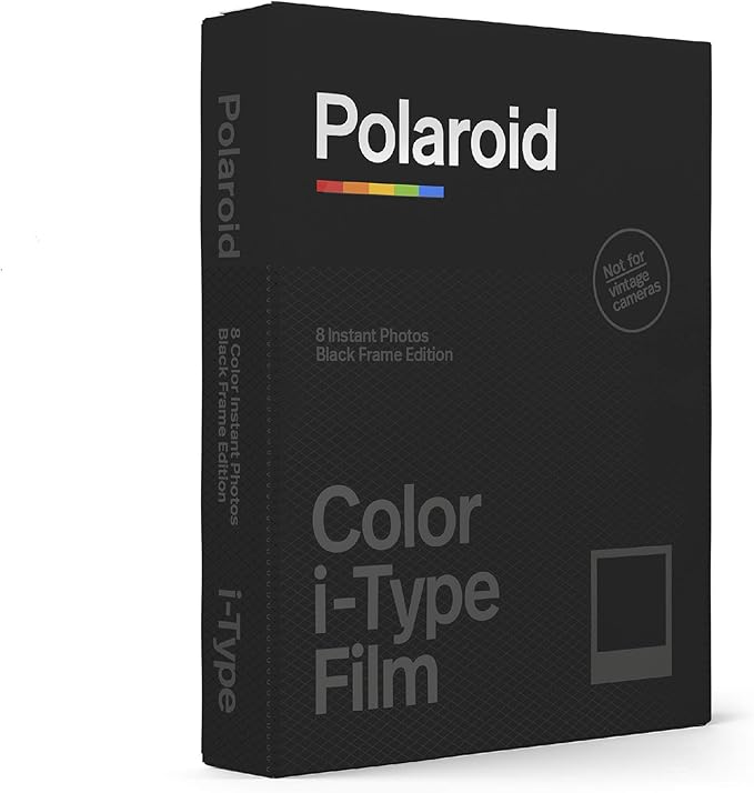 Polaroid I-Type Film Variety Pack - I-Type Color, B&W, Black Frame (32 Photos) (6182)