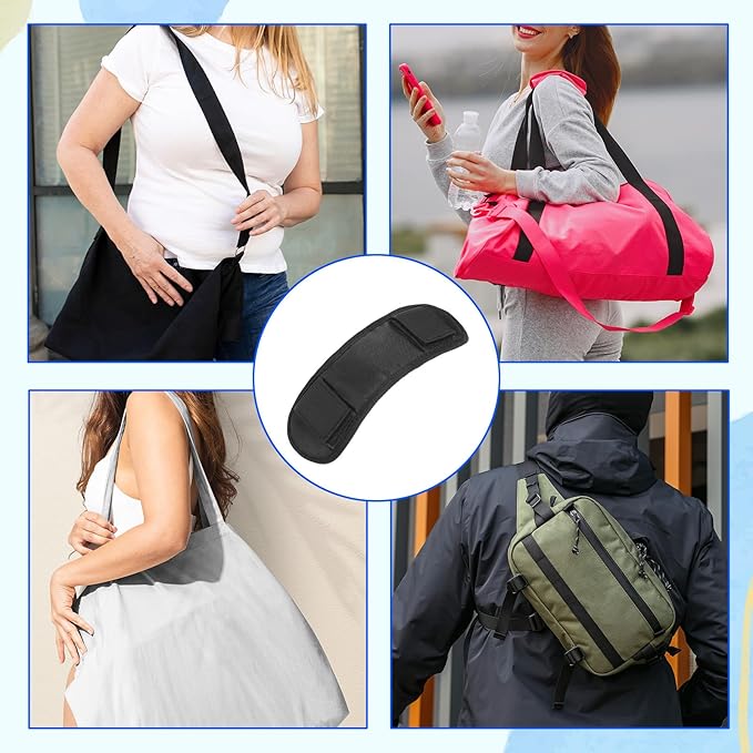 Grevosea Shoulder Pad for Bag Strap, Extra Thick Soft Shoulder Strap Pad Removable Backpack Strap Pads for Backpack Duffle Bag Guitar Straps Cushion