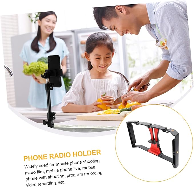 ARTIBETTER Smartphone Video Rig Cold Shoe Mount for Filmmaking Vlogging and Handheld Stabilizer for Mobile Phones Reach up to Compatible Smartphones