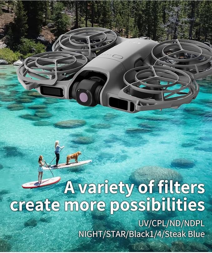 CPL Filter Compatible with DJI NEO 2 - Multi-Coated Optical Glass, Waterproof & Scratch-Resistant, Various Effects for Creative Shooting (CPL)
