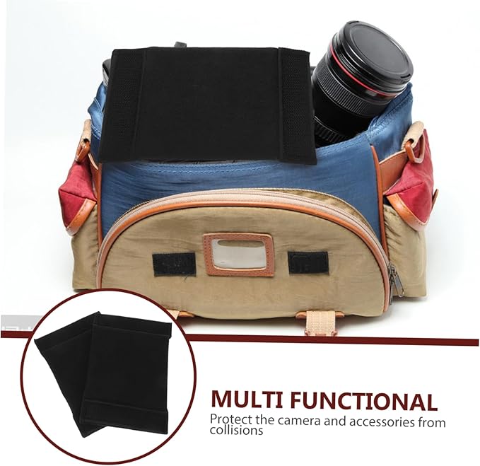 2pcs Camera Bag Divider Inserts Padded Compartment Organizers for DSLR Gear Impact Resistant Dividers for Tailored Storage Photography Bags
