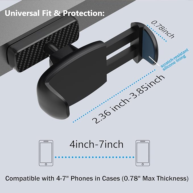 Magnetic Phone Holder for Gym【8pcs Strong Magnets】360° Adjustable Gym Magnetic Phone Tripod Mount Attach to Metal Surface, Gym Accessories for Women Men Workout Essentials for 4-7" Cell Phones