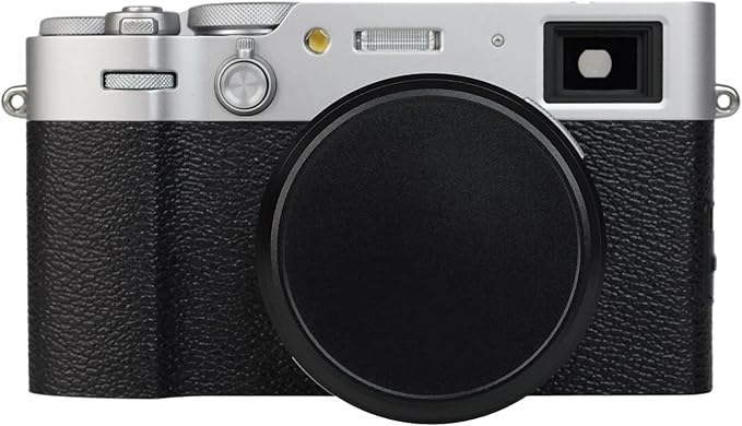 Foto&Tech Metal Lens Front Cover Fuji X100V Accessories, Fuji Lens Cap, Fuji X100V Lens Hood, X100V Lens Hood, X100V Lens Hood (Black)