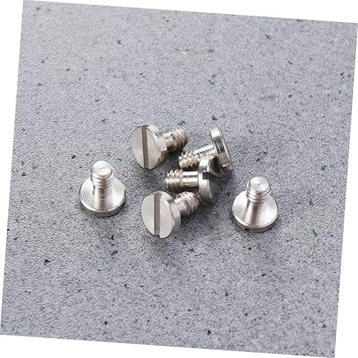 DOITOOL 2sets D-Ring Tripod Screws with Small Screws for Quick Release Plate 6pcs*2