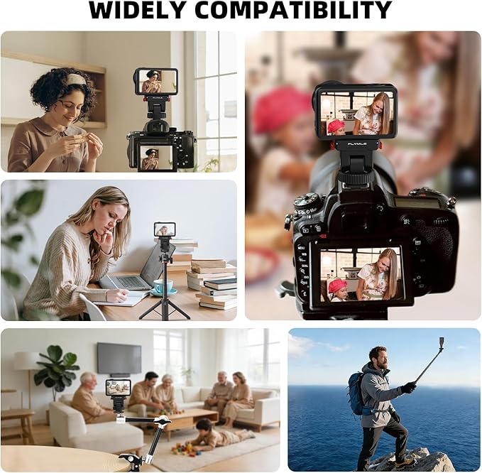 BRDRC Action 6 Cold Shoe Adapter Mount for DJI Osmo Action 6, Magnetic Quick Release Adapter for DJI Osmo Nano, 180° Tilt Adjustable & 1/4" Screw Hole Tripod for DSLR Photography Accessories