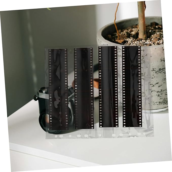jojofuny 10Pcs Negative Sleeves Set Durable Document Pouch for Organizing Film Storage Fits All Binders for Archival Photo Holders