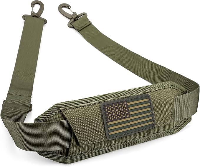 WYNEX Shoulder Strap Pad for Tactical Pouch, Universal Bag Strap with Detachable Thick Pad Single Shoulder Straps Replacement