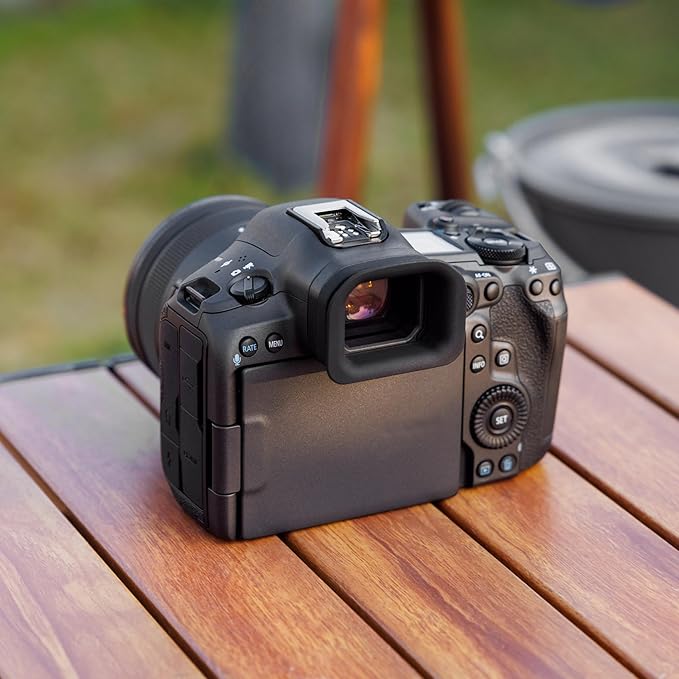 R5 Mark II Eyecup Eyepiece, Extended Rubber Eye Cup Viewfinder Cover for Canon EOS R5 Mark II R5 II Mirrorless Camera(Not for R5/R5C/R6/R6II),Replaces Canon ER-KE Eyecup, Soft Silicone Material