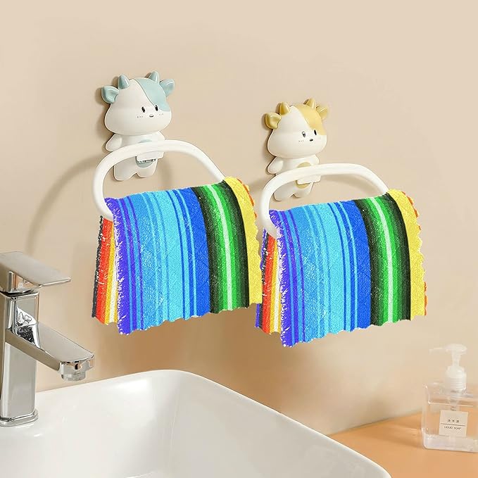 CaTaKu Ethnic Mexican Stripes Kitchen Dish Cloths, 6 Pack Reusable Dish Rags for Washing Dishes, Microfiber Cleaning Cloths Dish Towels Washcloths for Kitchen Drying