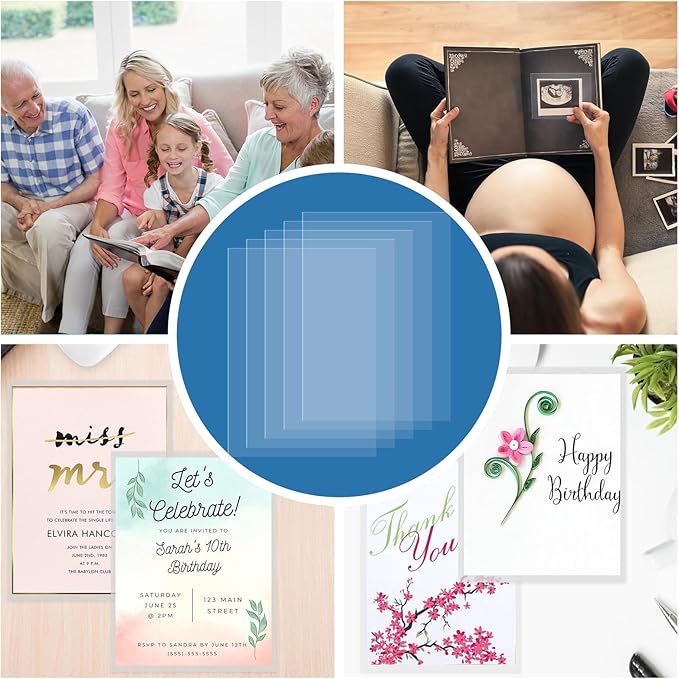 6x9 Photo Sleeves (100 ct) – Top Loading Clear Plastic Sleeve – Acid Free, No PVC – Soft Sheet Protectors for Photos, Jumbo Card Sleeves – Fits Albums, Storage & Magazine Protectors for Collectors
