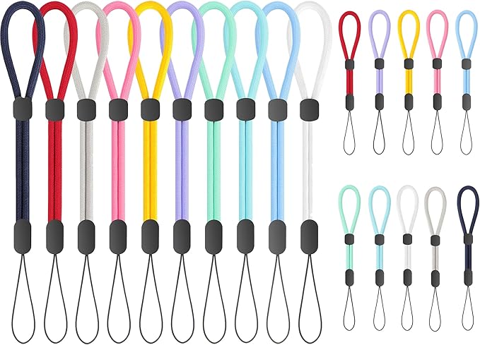 Hand Wrist Strap Lanyard, Adjustable Nylon Colorful for Mobile Phone, Camara, USB Flash Drive, ID Name Tag Badge