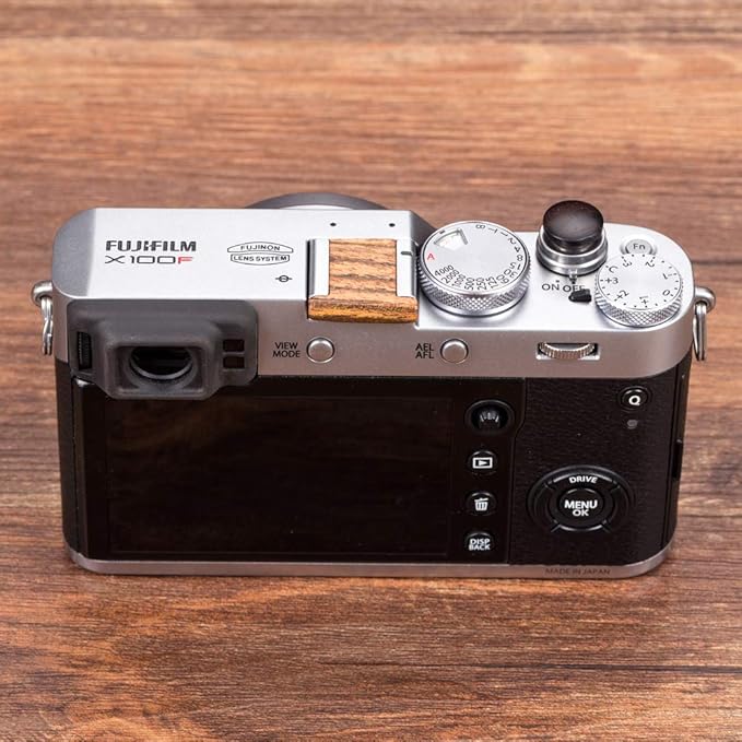 Wood Camera Hot Shoe Cover Compatible with OM-D E-M1,E-M5,E-M10,E-M1 Mark II,E-M5 Mark II,E-M10 Mark II,E-M10 Mark III Pen-F Cameras Hot Shoe Protector Cap 1 PCS Golden