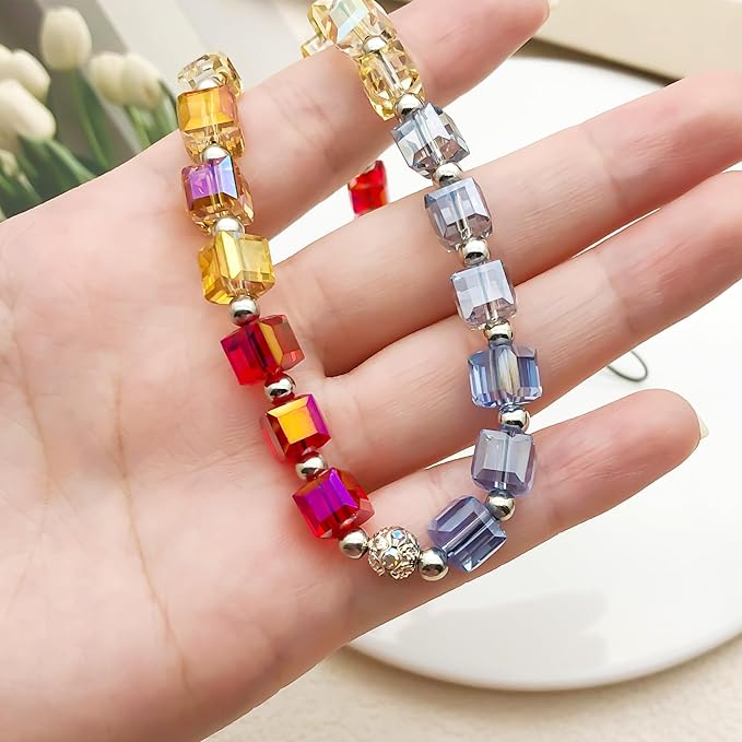 Beaded Camera Wrist Strap Cute Digital Camera Charm Lanyard Phone Chain Keychain Beaded Phone Lanyard Bag Charm
