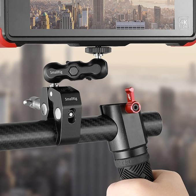 SmallRig 9.8" Magic Arm Clamp Kit with Super Clamp, Adjustable Articulating Arm Friction Arm for Monitor, LED Lights 2066B and 735