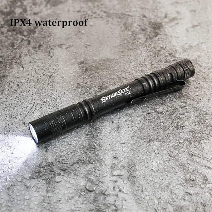 Pen Light, LED Pocket Pen Flashlight, 5 Pcs Small Mini Flashlight with Clip, Inspection Flashlights with 3 Modes for Camping, Outdoor, Emergency