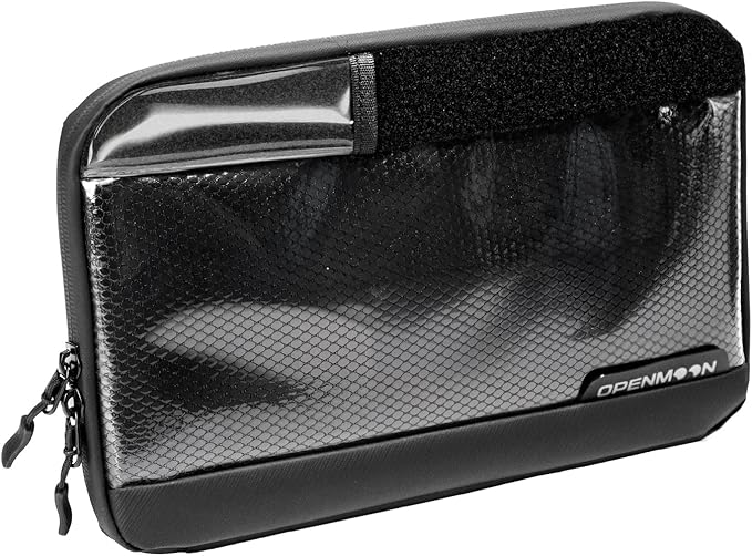 OPENMOON Translucent Storage Electronics & Camera Accessory Pouch - Cable Organizer Gear Accessories Pouch Travel Camera Essentials - M Thin Version