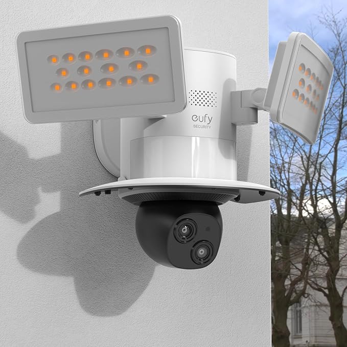 Rain Cover for eufy Floodlight Camera E340 (White)