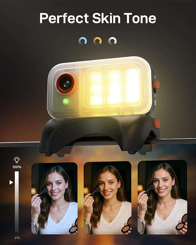 hohem iSteady V3 Ultra Gimbal Stabilizer for iPhone, Phone Gimbal with AI Auto Tracking, Detachable Touchscreen Remote, Built-in Extension Rod, Tripod, Fill Light, for Vlog, Travel, Pet, Fitness
