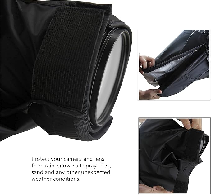 Professional DSLR Camera Rain Cover Gear Large Sleeve Protection for Canon EOS 5D Mark IV III 5DSR 7DM2 6DM2 7D 6D 90D 80D 1D Mark IV 1DX 1DS III II for Nikon D850 D3500 D3400 D7500 D5600 D5