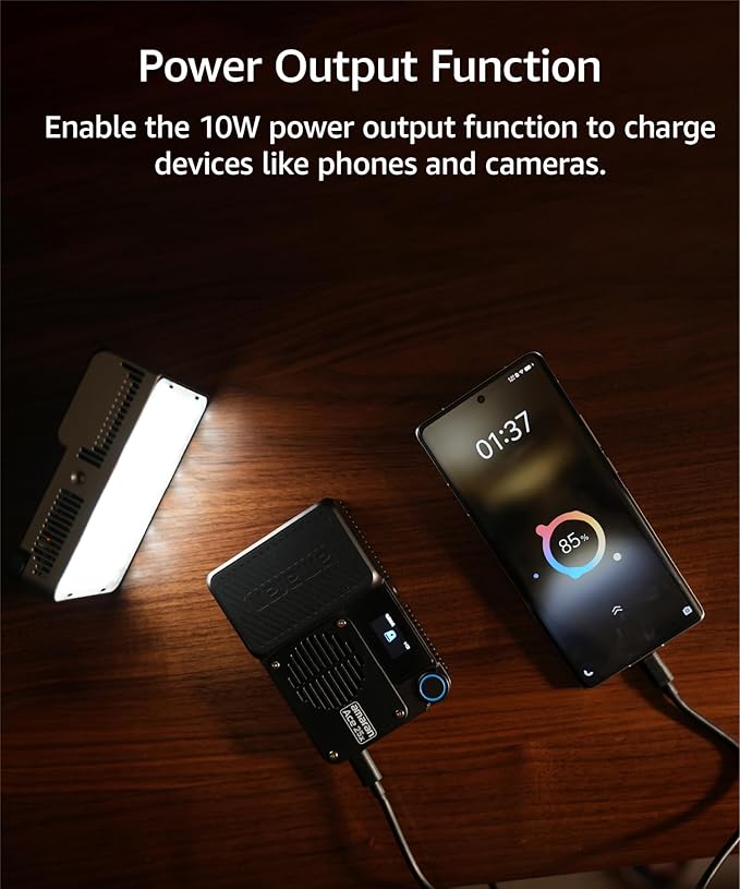 amaran Ace 25c Kit RGB Pocket LED Light,Boost Mode to 32W Mini On Camera Video Light,2300K~10000K Support Magnetic Attraction and App Control with Carrying Case,Mini Tripod,Grid (Green)