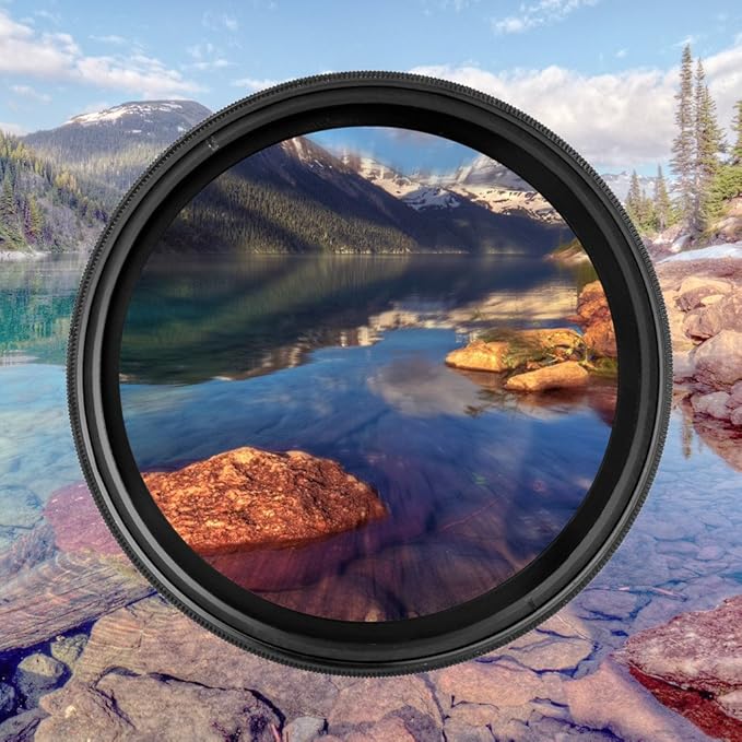 ZoMei 58mm Ultra Slim ND2-ND400 Fader Variable Neutral Density Adjustable Lens Filter Ultra Slim ND Filter Optical Glass