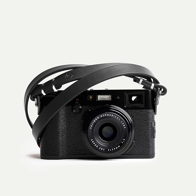 Evergreen Leather Camera Strap – Split Ring, 28" or 38" Compatible with Fuji Sony Nikon Leica Canon