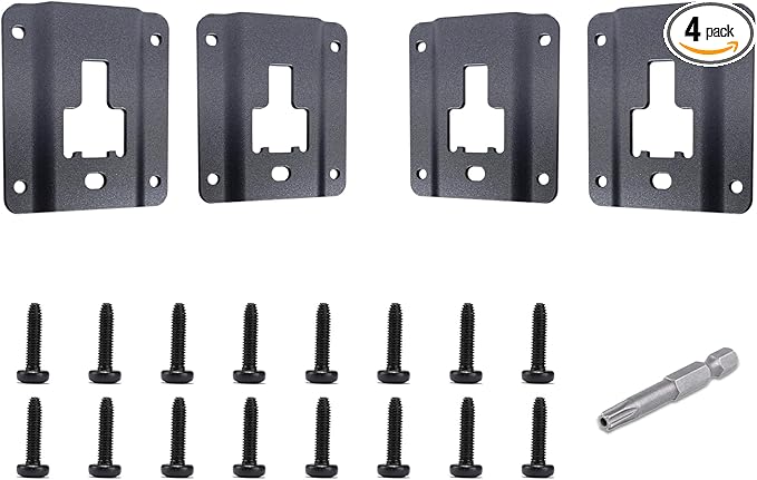 4Pcs Truck Bed Tie Down Anchors Boxlink Plates Compatible with Ford F150 F250 F350 & Raptor 2015-2025 2026