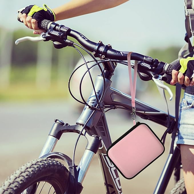 Vlogging Camera Case Compatible with for Duluvulu/for VJIANGER/for JGIPL/for TEBNGIHNM 4K Digital Cameras for Youtube. Vlog Camera Carrying Storage for Lens, Cable and Other Accessories - Pink