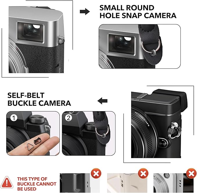 Camera Strap Compatible with Fujifilm x100vi,xt30 ii, x100v,xs10,x-s20,x-s20,x-t1,xt2,Nylon Climbing Rope Camera Neck Shoulder Strap Compatible with Fujifilm Camera
