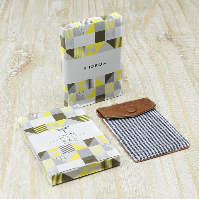 Ultra-Slim Self Adhesive Credit Card Leather Wallet