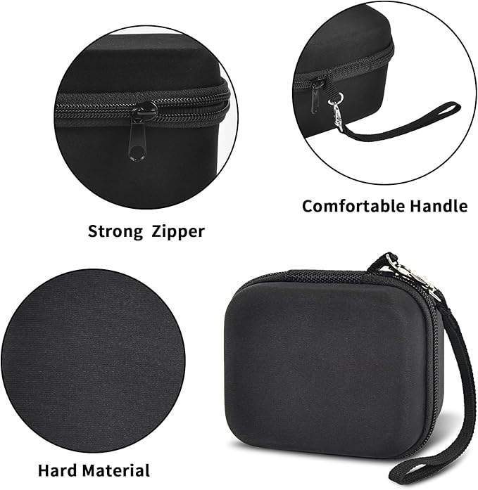 ANKHOH Case for Dylanto/for DUDUDRAGON/for Yehtta/for Gofunly/for LETSHAH Kids Camera Instant Print, 1080P Kid Cameras Storage Organizer Gifts Bag for Printing Paper and Toy Accessories,Black-Only Box