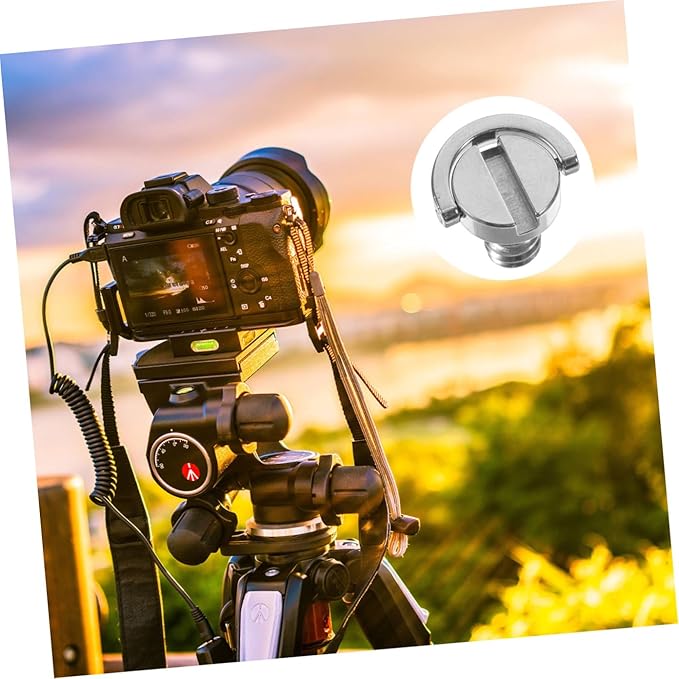 Generic Tripod Screw Mount Replacement 1/4 Inch Camera Mounting Screws d Ring Quick Release Plate Clamp